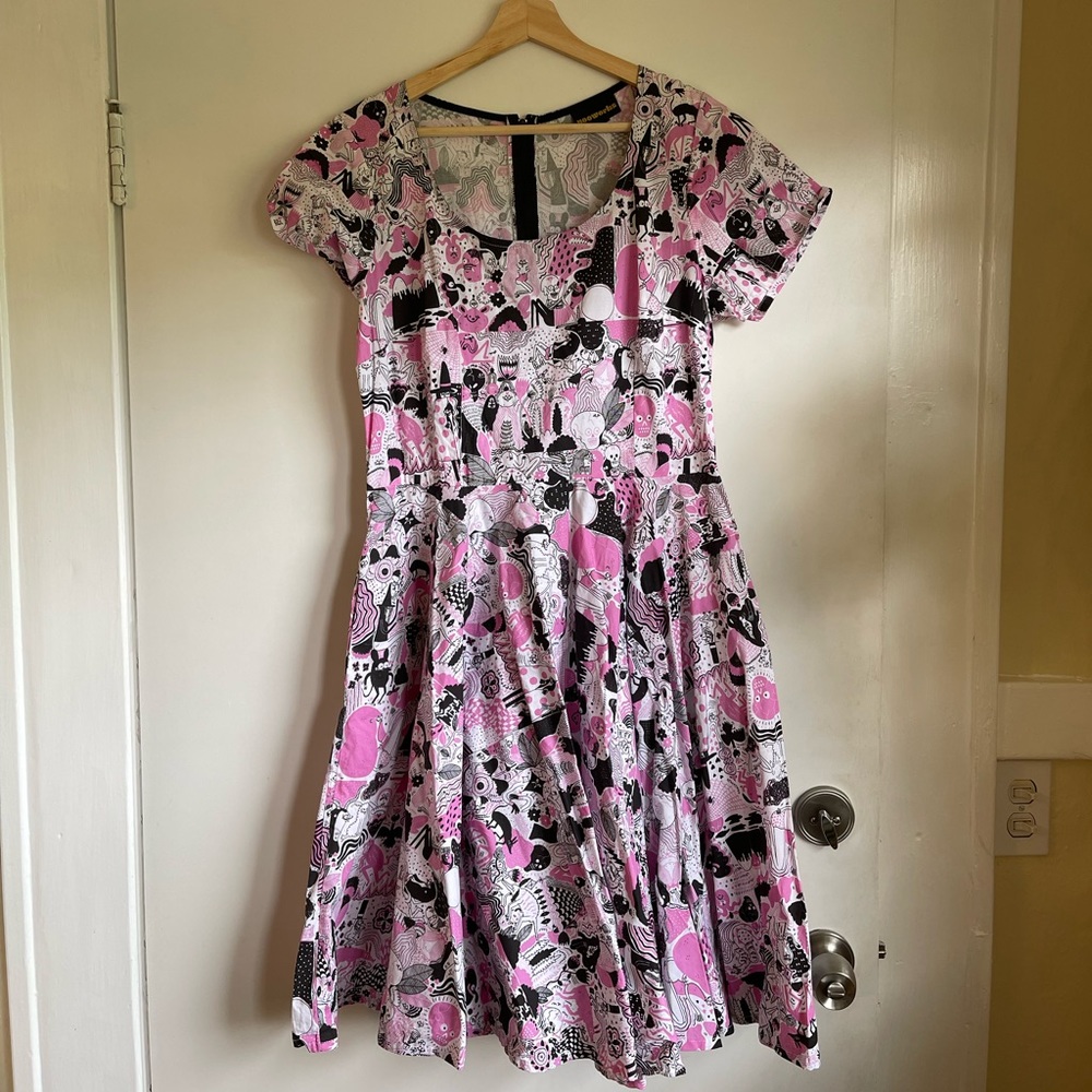 Nooworks Howell print Loretta dress. New without tags.